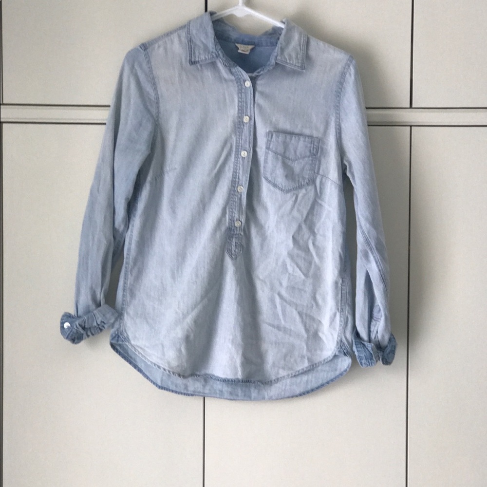 J.crew jean buttoned shirt.